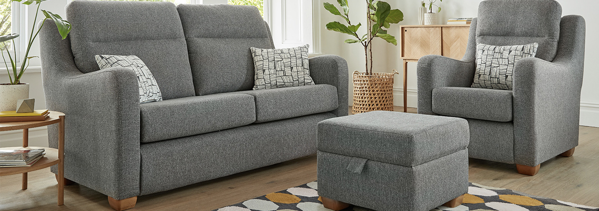 Fabric 2 Seater Sofas